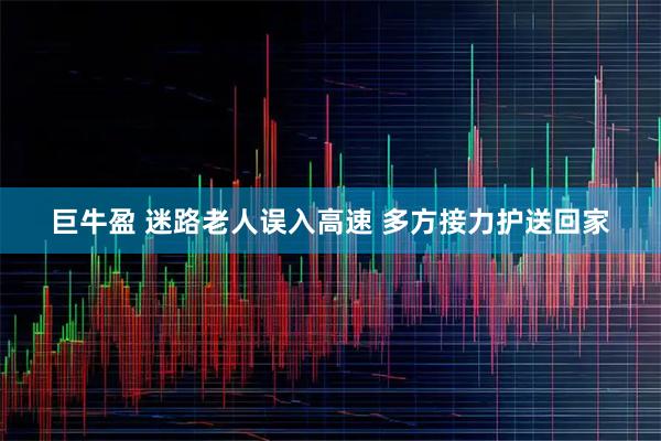巨牛盈 迷路老人误入高速 多方接力护送回家