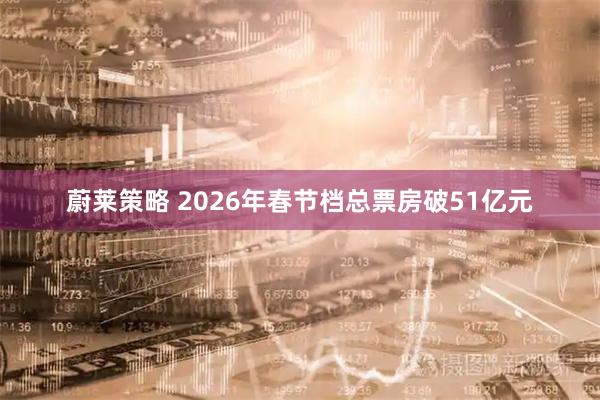 蔚莱策略 2026年春节档总票房破51亿元
